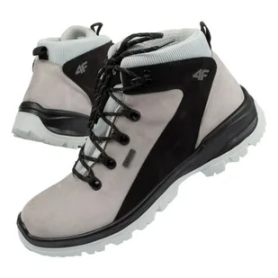 Buty trekkingowe 4F W OBDH254 26S czarne szare - Buty trekkingowe damskie - miniaturka - grafika 1