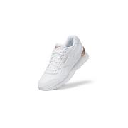 Trampki damskie - Reebok Damskie trampki Glide Ripple Clip Sneaker, obuwie białe/różowe złoto, 4 UK, Obuwie białe obuwie białe różowe złoto, 37 EU - miniaturka - grafika 1