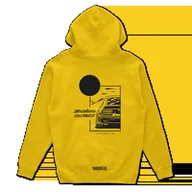 Odzież do sportów motorowych - Bluza z kapturem Datsun 240Z żółta-XS - miniaturka - grafika 1