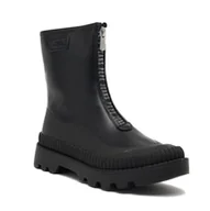 Botki damskie - Pepe Jeans Czarne Botki z Zamkiem i Grubą Podeszwą 38 Awe - miniaturka - grafika 1