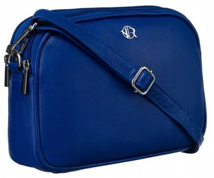 Mała, skórzana listonoszka damska - Rovicky - Torebki damskie - miniaturka - grafika 1