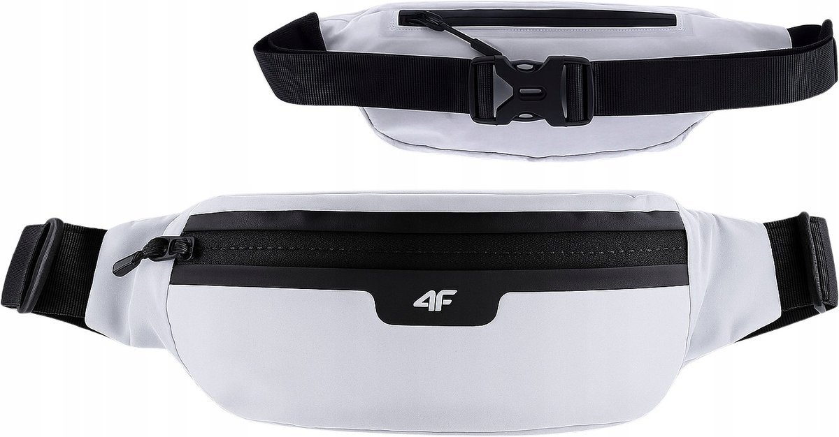 Saszetka biodrowa nerka 4F U098 27S jasny szary
