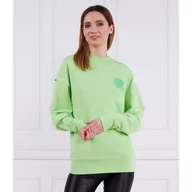 Bluzy damskie - Karl Lagerfeld Bluza ikonik 2.0 tonal | Relaxed fit - miniaturka - grafika 1