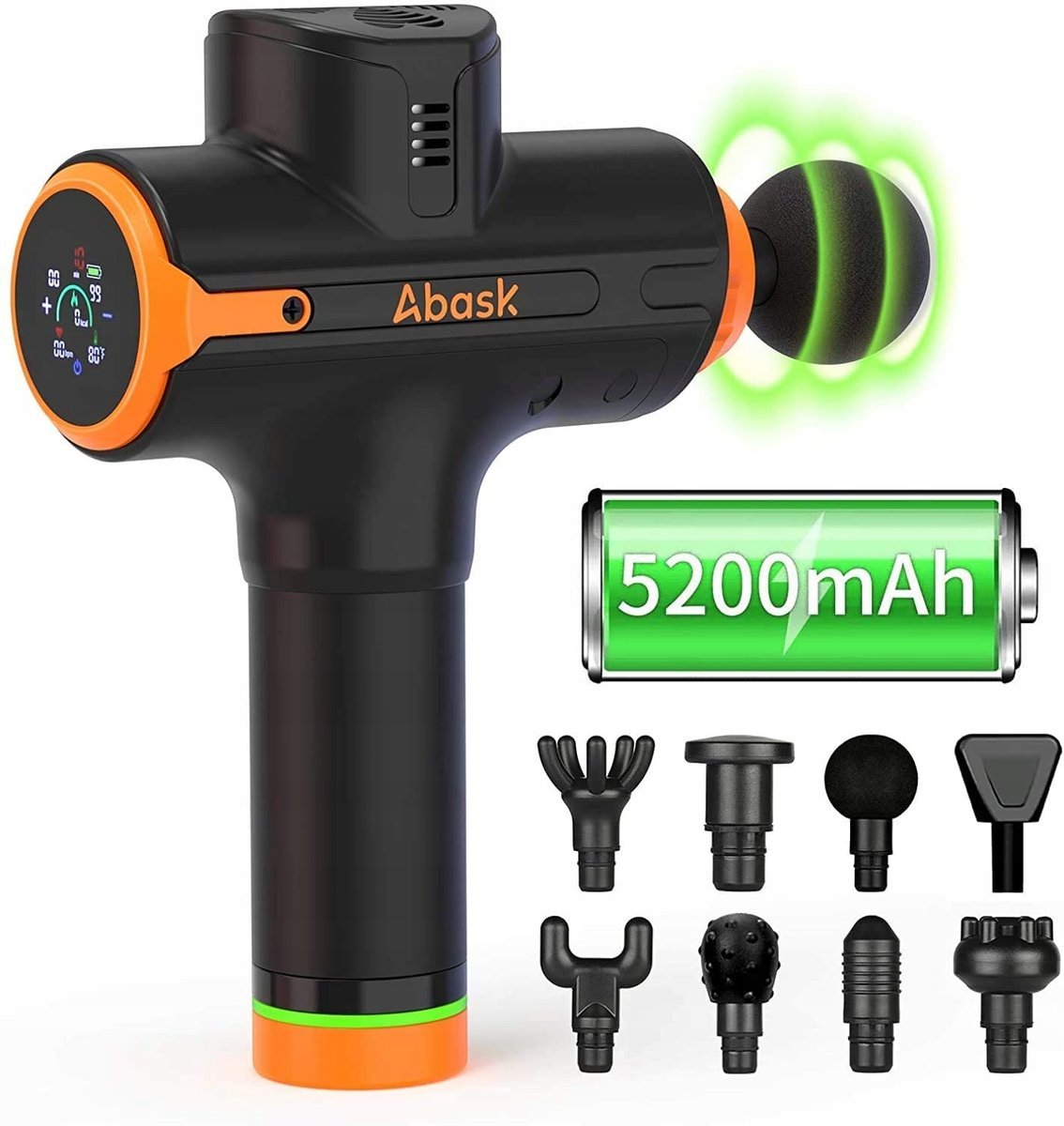 ABASK masażer pistoletowy 5200mAh
