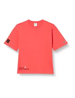 Koszulki i topy damskie - Champion Koszulka damska, Różowy cayenne (Cye), M - grafika 1