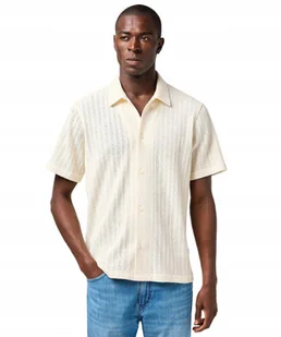 Koszula Wrangler SS KNIT SHIRT 112363553 Natural L - Koszule męskie - miniaturka - grafika 1