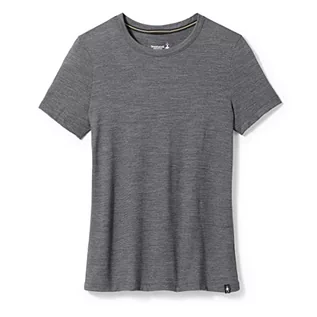 Koszulki i topy damskie - Smartwool Damska koszulka z krótkim rękawem Slim Fit Base Layer Top - grafika 1