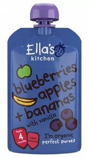 Ella's Kitchen Bio jabłko jagody banan 90 g - Dania dla dzieci - miniaturka - grafika 1