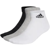 Skarpetki męskie - ADIDAS skarpety sportowe męskie bawełniane IC12821 szare/białe/czarne - miniaturka - grafika 1