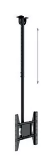 Hagor PLD Medium Single uchwyt sufitowy do 32-49" | max. VESA 400x400 | udźwig 50kg | długość max. 3000mm - Uchwyty do telewizora - miniaturka - grafika 1