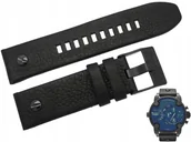 Akcesoria do zegarków - Pasek do zegarka Diesel DZ7257 czarny skórzany 24 mm oryginał - miniaturka - grafika 1