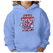 Bluzy dla dziewczynek - BLUZA DZIECIĘCA 67 SIX SEVEN VIRAL 134-140 CHŁOPIĘCA DZIEWCZĘCA PREZENT - miniaturka - grafika 1
