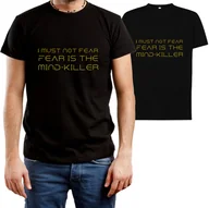 Koszulki męskie - T-SHIRT MĘSKI NADRUK PREZENT FILM DUNE DIUNA FANTASTYKA CZARNA R-M A607 - miniaturka - grafika 1