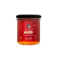 Miód - Miód malina-kruszyna 430g Pasieka Dziadka Brunona - miniaturka - grafika 1