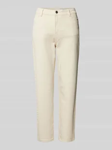 Jeansy o kroju slim fit z 5 kieszeniami model ‘MONI’ - Spodnie damskie - miniaturka - grafika 1