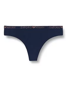 Emporio Armani Stringi damskie, 2 sztuki, morski, XL - Majtki damskie - miniaturka - grafika 1