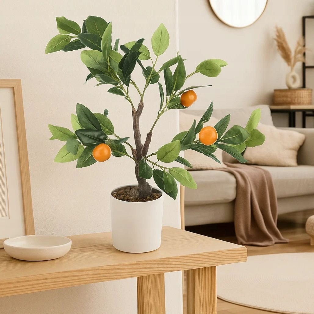 Ibergarden Dekoracyjne drzewko pomarańczowe, 58 cm