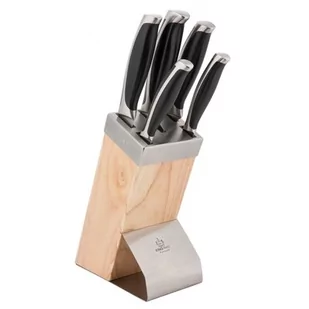 Kinghoff Zestaw noży w bloku (5 elementów) KH-3462 - Noże kuchenne - miniaturka - grafika 1