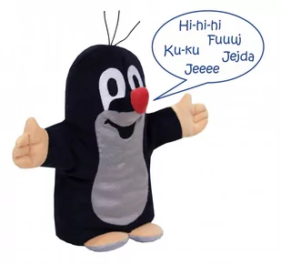 MÚ BRNO Mówiący Krecik Pacynka 20 cm - Zabawki interaktywne dla dzieci - miniaturka - grafika 1