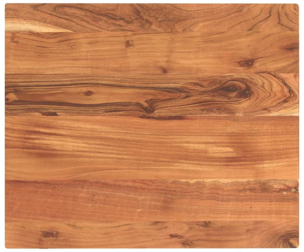 Blat stołu, 60x50x2,5 cm, prostokątny, lite drewno akacjowe