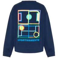 Bluzy damskie - Lotto 1725129 Bluza damska, luźny krój, 19-3920 Peacoat I S - miniaturka - grafika 1