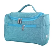 Kosmetyczki, organizery i kuferki - Trip Story, Pojemna kosmetyczka podróżna Cuba a'la jeans, Niebieski - miniaturka - grafika 1