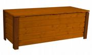 Skrzynia drewniana ogrodowa - pojemnik kufer na zabawki/Zabawka i Wyprawka