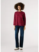 Koszulki i topy damskie - Pepe Jeans Koszulka "Banilla" w kolorze jasnoróżowo-czerwonym - miniaturka - grafika 1