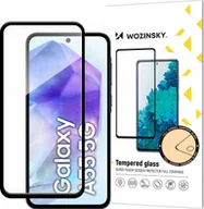 Szkła hartowane na telefon - Wozinsky Szkło hartowane Wozinsky Tempered Glass Full Glue na Samsung Galaxy A55 z czarną ramką - miniaturka - grafika 1