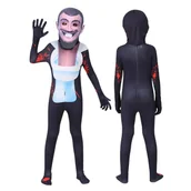 Stroje karnawałowe - Strój Skibidi Toilet Titan Tv Toaleta Man Kostium Na Halloween 128 134 - miniaturka - grafika 1