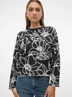 Vero Moda Sweter "New" w kolorze czarnym - Swetry damskie - miniaturka - grafika 1