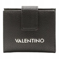 Portfele - Valentino portfel damski alexia zip around wallet czarny - miniaturka - grafika 1