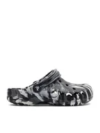 Klapki i japonki damskie - Crocs Klapki C-BAYA MARBLED CLOG 206935-066 Czarny - miniaturka - grafika 1