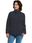 Kurtki damskie - Jack Wolfskin Kurtka polarowa "High Curl" w kolorze granatowym - miniaturka - grafika 1