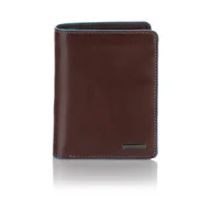 Portfele - Elegancki pionowy portfel męski Visconti ALP-87 RFID - brązowy - miniaturka - grafika 1