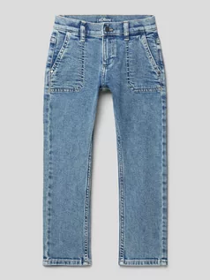 Spodnie i spodenki dla chłopców - Jeansy z bocznymi kieszeniami i kieszeniami z tyłu - grafika 1