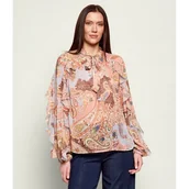 Bluzki damskie - GUESS Bluzka Relaxed fit - miniaturka - grafika 1