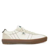 Sneakersy damskie - Sneakersy Lacoste 7-49CFA0007 Beżowy - miniaturka - grafika 1