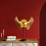 Lampy stojące - KARE Bird Wings lampa stołowa, mosiądz powlekany - miniaturka - grafika 1