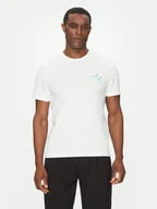 Koszulki męskie - Calvin Klein T-Shirt Chest Logo K10K114146 Biały Regular Fit - miniaturka - grafika 1