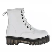 Glany damskie - Glany botki damskie BIG STAR KK274536 białe - miniaturka - grafika 1