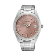 Zegarki męskie - Seiko Analogowy SUR523P1, Srebrny - miniaturka - grafika 1