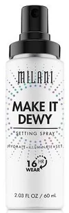 Milani Make It Dewy Setting Spray Hydrate + Illuminate + Set - Utrwalacze do makijażu - miniaturka - grafika 1