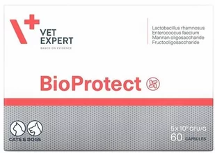 VetExpert Bioprotect 60 kaps. Probiotyk - Suplementy i witaminy dla psów - miniaturka - grafika 1