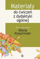 E-booki - lektury - Materiały Do Ćwiczeń z Dydaktyki Ogólnej - miniaturka - grafika 1