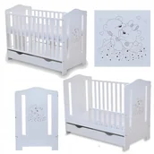 Łóżeczka i kojce - Łóżeczko FRANEK BIAŁY Tapczanik + szuflada SOFA - miniaturka - grafika 1