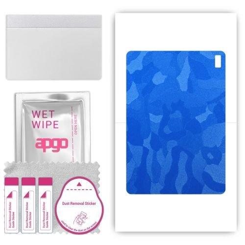 folia naklejka skórka strukturalna na TYŁ do HTC A103 - Moro Camo Niebieski - apgo SKINS