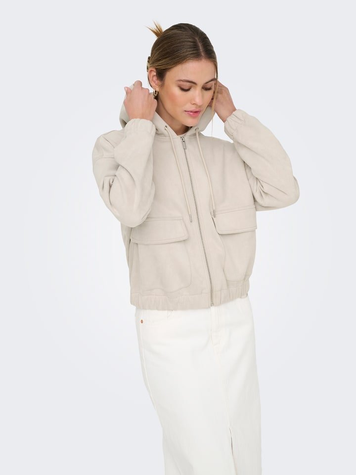 ONLY Bluza w kolorze kremowym