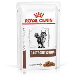 Royal Canin weterynaria Gastro Intestinal 12x85g saszetka plasterki w sosie 281810 - Mokra karma dla kotów - miniaturka - grafika 1