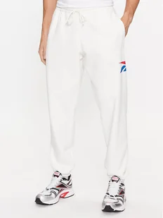 Reebok Spodnie dresowe Classics Brand Proud HY7158 Biały Regular Fit - Spodnie sportowe męskie - miniaturka - grafika 1